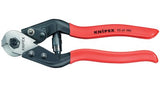 Wire Rope Cutters, 190 mm OAL, Shear Cut/Precise Crimping, 2.5 mm to 7.0 mm 414-9561190