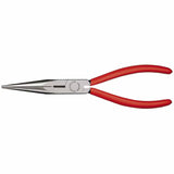 Long Nose Pliers with Cutters, Straight, Tool Steel, 8 in 414-2611200