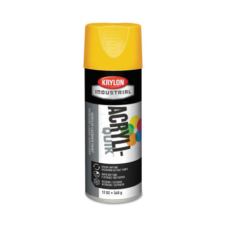 ACRYLI-QUIK Acrylic Lacquer Paint, 12 oz, Pumpkin Orange, Gloss 425-K02411A07