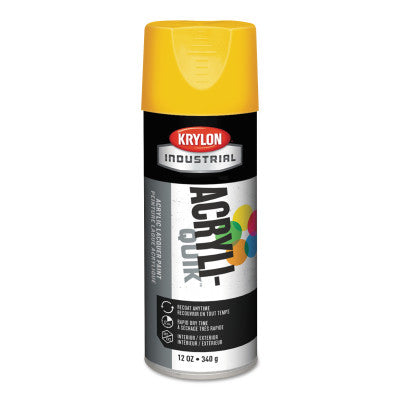 ACRYLI-QUIK Acrylic Lacquer Paint, 12 oz, Daisy Yellow, High Gloss 425-K01813A07