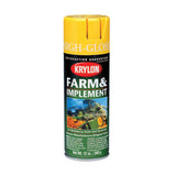 Farm and Implement Enamel Paint, 12 oz, New Equipment Yellow, High Gloss 425-K01944000