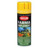 Farm and Implement Paints, 12 oz Aerosol Can, School Bus Yellow, Gloss 425-K01957000