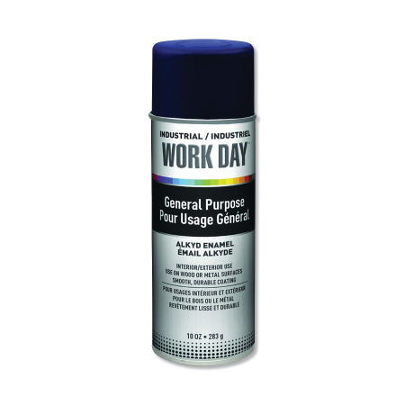 Industrial Work Day Enamel Paint, 10 oz, Aerosol Can, Blue 425-A04403007