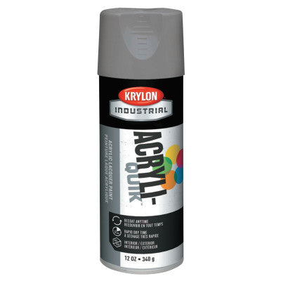 Interior/Exterior Industrial Maintenance Paint, 12 oz Aerosol Can, Smoke Gray 425-K01608A07