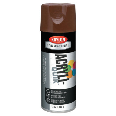 Interior/Exterior Industrial Maintenance Paint, 12oz Aerosol Can, Leather Brown 425-K02501A07