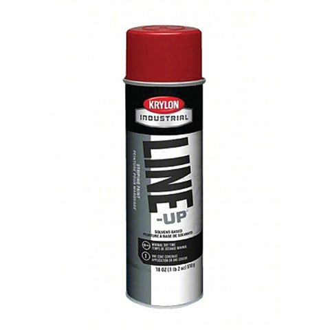 Line-Up Pavement Striping Paint, 18 oz, Aerosol Can, Firelane Red, Flat 425-K00830308