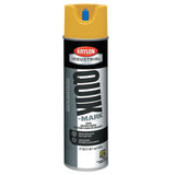 Quik-Mark APWA Solvent-Based Inverted Marking Paint, 17oz Aerosol, Safety Yellow 425-A03823007