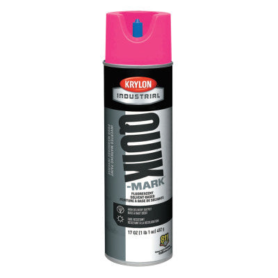 Quik-Mark Fluorescent Inverted Marking Paint, 17oz, Flrscnt Pink 425-A03622007