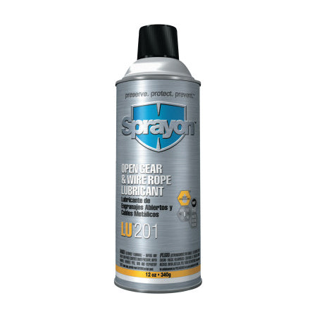 LU 201 Open Gear & Wire Rope Lubricant, 12 oz Aerosol Can 425-SC0201000