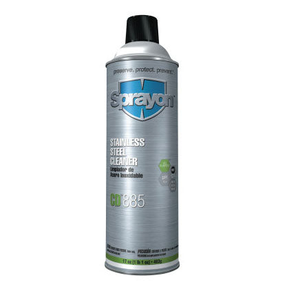 CD885 Stainless Steel Cleaner, 17 oz, Aerosol Can, Lemon Scent 425-SC0885000