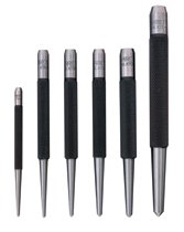 Center Punches w/Round Shank, 4 in, 1/8 in tip, Steel 681-50485