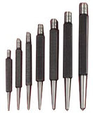Center Punches w/Square Shank, 5 in, 1/4 in tip, Steel 681-51284