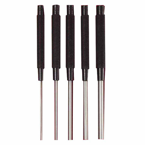 Extra-Long Drive Pin Punches, 8 in, 1/8 in tip, Steel 681-51181