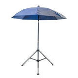 Heavy-Duty Construction Umbrella, 7 ft, Blue, Vinyl, Includes Extension Pole, Case Sold Separately 160-UM7VBX