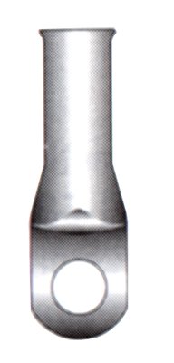 Cable Lug, 17/37 in Stud, 1 to 2 AWG Cap, Copper Tubing, L 1020 Model 380-07020