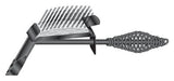 Drop-Forged Chipping Hammer, 11-1/4 in OAL, 18 oz Head, Chisel and Brush, Steel Handle 380-09070