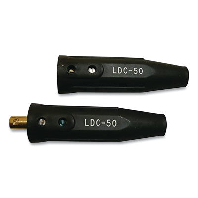 International DINSE Type Cable Connector, Complete Unit, 4 thru 1/0, Single Oval thru Point, 250 Amp 380-05430