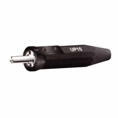 Machine Plug, UP-10, Single Oval-Point Screw Connection, 4 to 1/0 Cable Cap, Black 380-05270