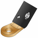 Mechanical Cable Lug, Single Oval-Point Screw Connection, Angle 380-07100
