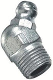 Grease Fitting, 1/4 in -28, 45? Angle-Short Thread, 7/8 in L 438-5210