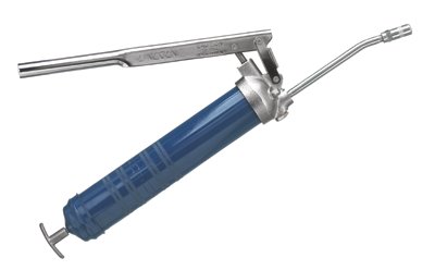 Lever Type Heavy-Duty Grease Gun, 14.5 oz Cartridge, 6 in Extension/Coupler 438-1142