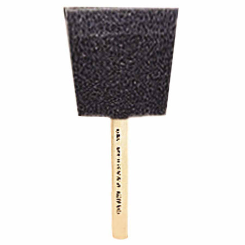 Foam Brush, 3 in W, Wood Handle 449-8505-3