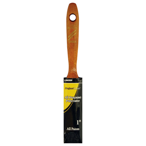 Latex Paint Brush, 7/16 in thick, 2-1/4 in trim, Polyester, Walnut Wood handle 449-1123-1