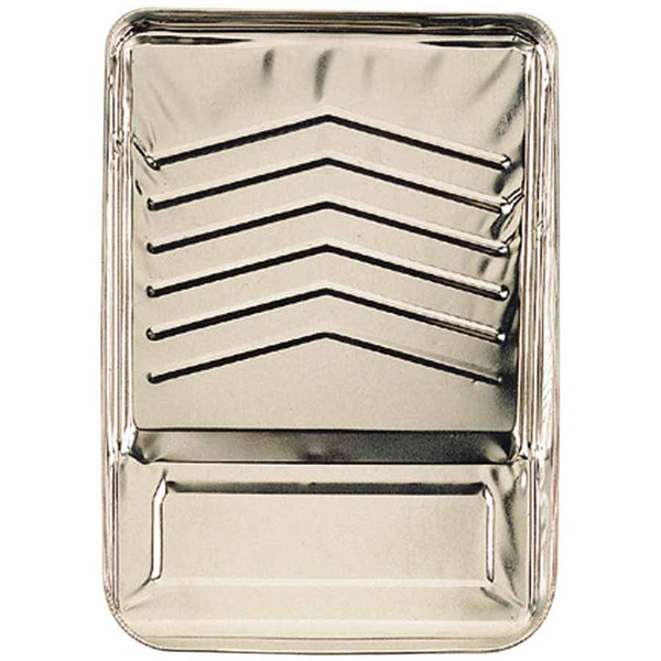 Metal Paint Tray, 1 qt, Ladder Lock Grips, Used with 7 in to 9 in Rollers 449-RM400