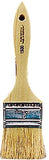 White Chinese Bristle Paint Brush, 5/16 in Thick x 1 in W, Wood Handle 449-1500-1