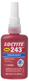 243 Medium-Strength Primerless Threadlocker, 250 mL, 1/4 in to 3/4 in dia, Blue 442-1329505