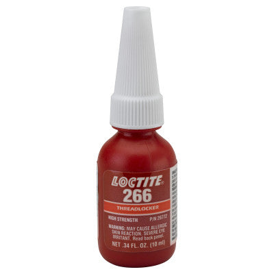 266 Threadlockers, High Strength/High Temperature, 10 mL, Red-Orange 442-232327