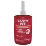 271 Threadlocker, High Strength, 250 mL, Up to 1 in Thread, Red 442-88441