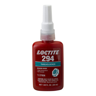 294 Threadlockers, Wicking Grade/High Temperature, 50 mL, Green 442-232774