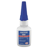 380 Black Max Instant Adhesive, Toughened, 1 oz, Bottle, Black 442-135423