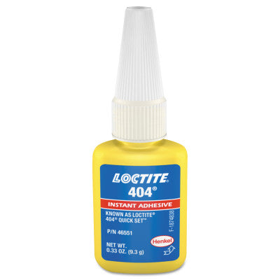 404 Instant Adhesive, 0.333 oz Bottle, Clear 442-135465