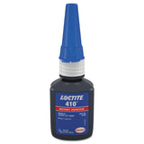 410 Prism Instant Adhesive, Black/Toughened, 20 g, Bottle, Black 442-135444