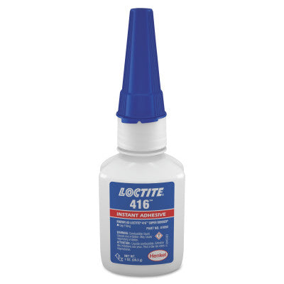 416 Super Bonder Instant Adhesive, 1 oz, Bottle, Clear 442-135452