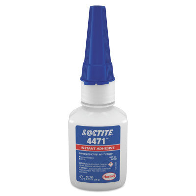 4471 Prism Instant Adhesive, Surface Insensitive, 20 g, Bottle, Clear 442-158530