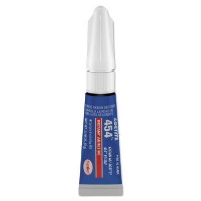 454 Prism Instant Adhesive, Surface Insensitive Gel, 3 g, Tube, Clear 442-233998