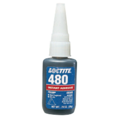 480 Prism Toughened Instant Adhesive, 20 g, Tube, Black 442-135466