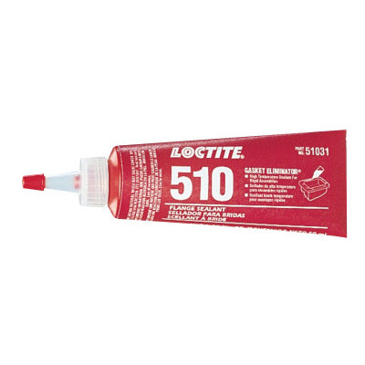 510 Gasket Eliminator Flange Sealant, High Temperature, 50 mL Tube, Red 442-135474