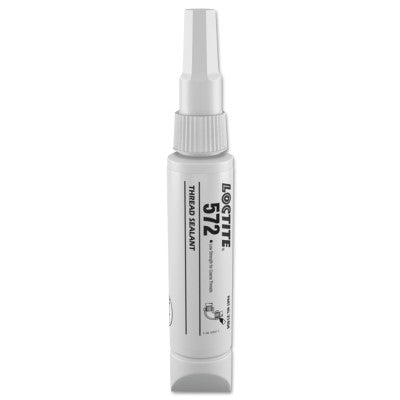 572 Thread Sealant, Low Strength, 50 mL Tube, White 442-231115