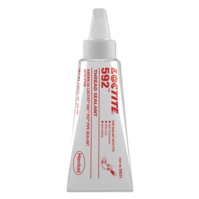 592 PST Thread Sealant, Slow Cure, 50 mL Tube, Opaque White 442-209761