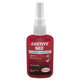 603 Retaining Compound, Oil Tolerant, 50 mL Bottle, Green, 3770 psi 442-231099