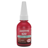 620 Retaining Compound High Temperature, 10 mL Bottle, Green, 3800 psi 442-234772
