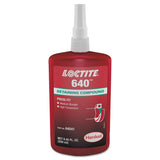 640 Retaining Compound, Med Strength/High Temp, 250mL Bottle, Green, 3000 psi 442-135521