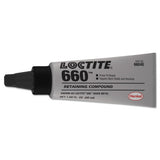 660 Quick Metal Retaining Compound, 50 mL Tube, Silver, 3300 psi 442-135527