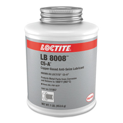 LB 8008 C5-A Copper Based Anti-Seize Lubricant, 1 lb Brush Top Can 442-160796