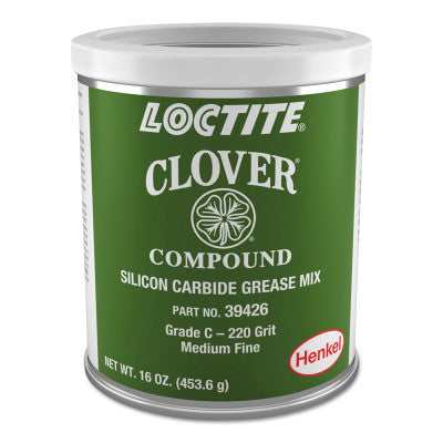 Clover Silicon Carbide Grease Mix, 1 lb, Can, 220 Grit 442-232922
