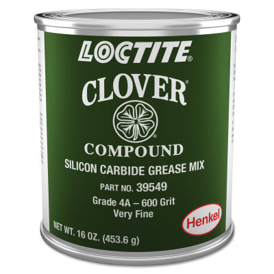 Clover Silicon Carbide Grease Mix, 1 lb, Can, 600 Grit 442-233169
